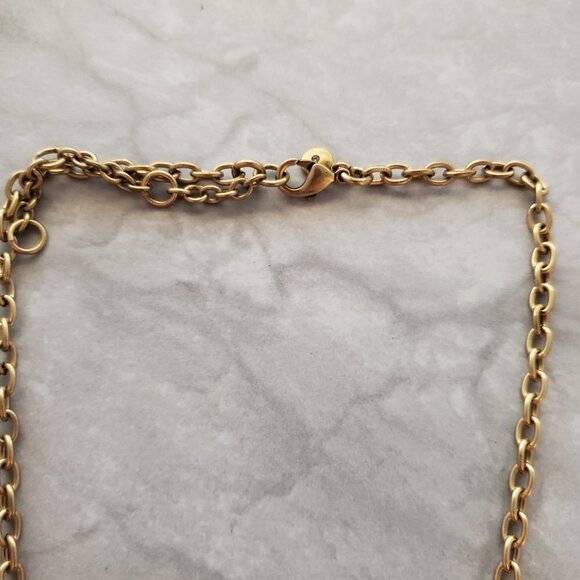 💙 J.Crew Blue Black Rhinestones Crystals Iridescent Cluster Statement Necklace - Picture 10 of 15